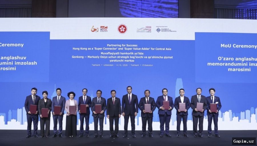 🤝📝 Uzbekistan and Hong Kong Sign Memorandum on Trade and Economic Cooperation