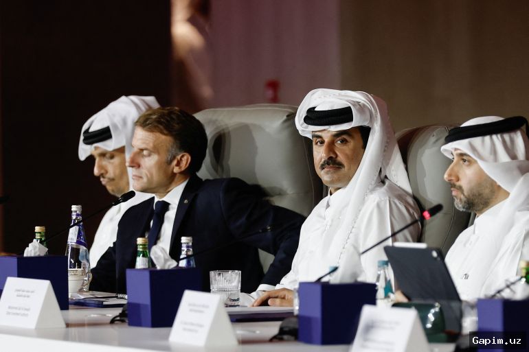 🇶🇦🇫🇷 Qatarlar va Fransiya rahbariyati Hormuz bo'g'ozida erkin harakatlanishni talab qildi