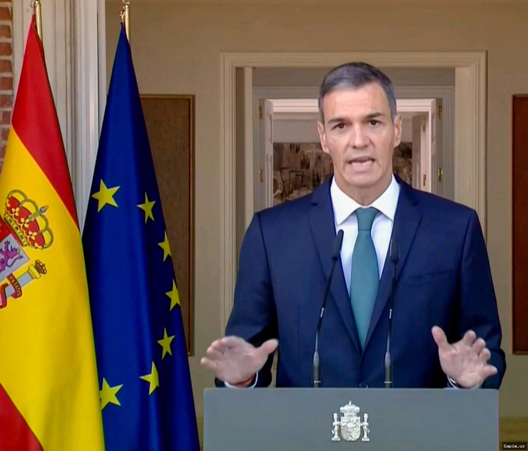 ⚖️🌍 Ispaniya Bosh Vaziri Pedro Sanches AQShning savdo tahdidiga qarshi chiqdi