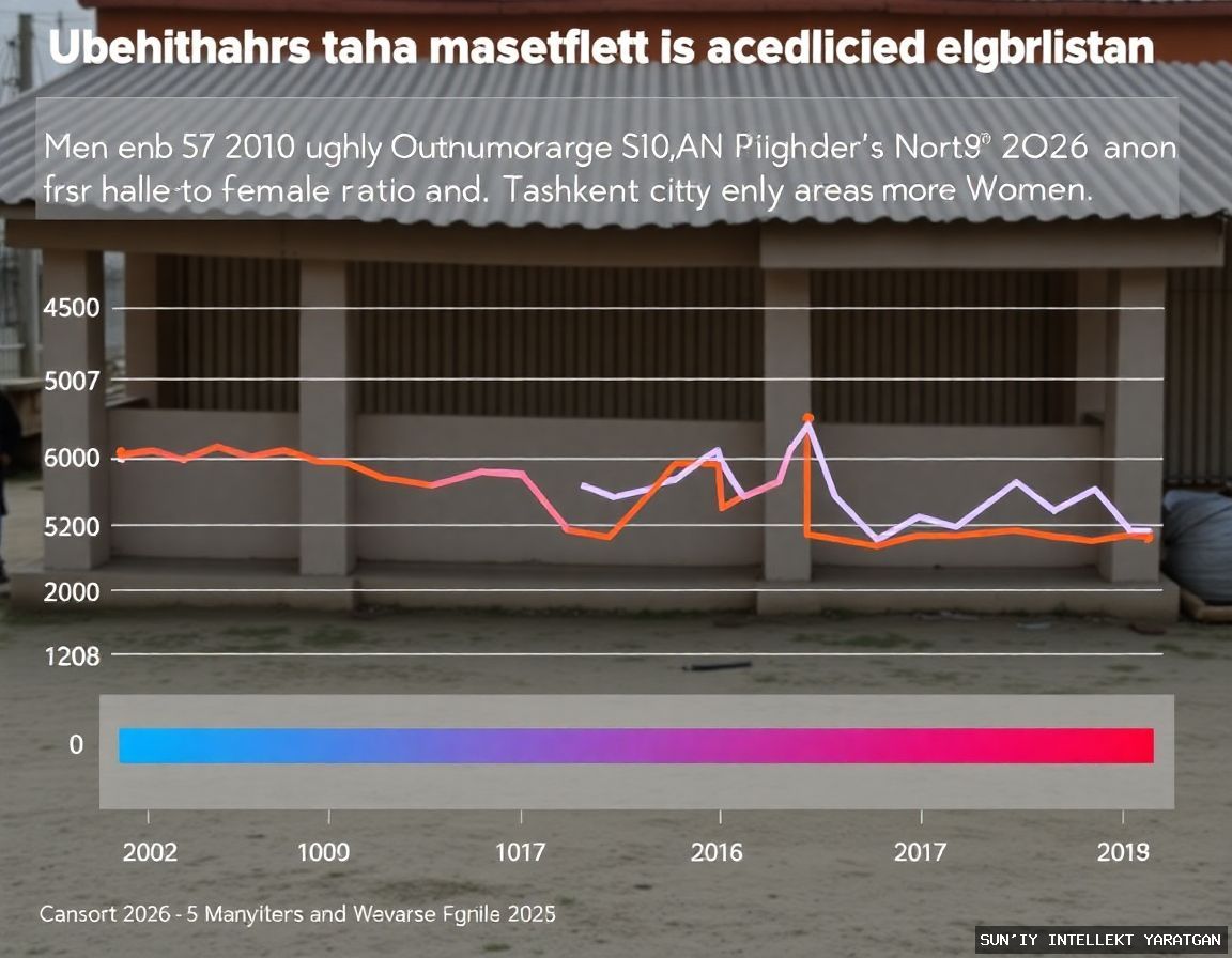 👫📊 O‘zbekistonda erkaklar ayollardan ko‘p: 2026 yil boshidagi aholi nisbati