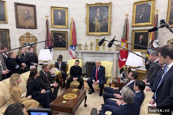 🇺🇸🤝 Trump va Zelenskiy Oq uyda uchrashdi: AQSh Ukrainaga yordam berishda davom etadi