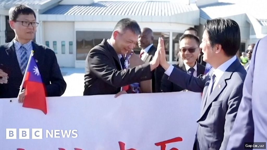 🏛️✈️ Tayvan rahbari Eswatiniga tashrif buyurdi, Xitoy esa bunga qarshi chiqdi