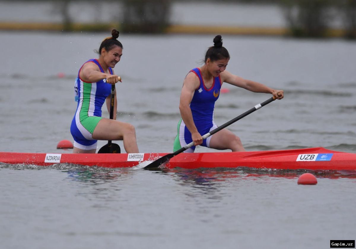 🥈🚣‍♀️ Uzbekistan women's kayak team wins silver at Asian Games