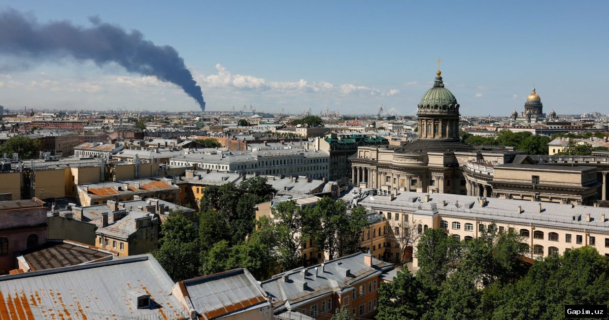 🇷🇺🇺🇦 Ukraina Sankt-Peterburg va uning atrofidagi nishonlarga «misli ko‘rilmagan» hujum uyushtirdi