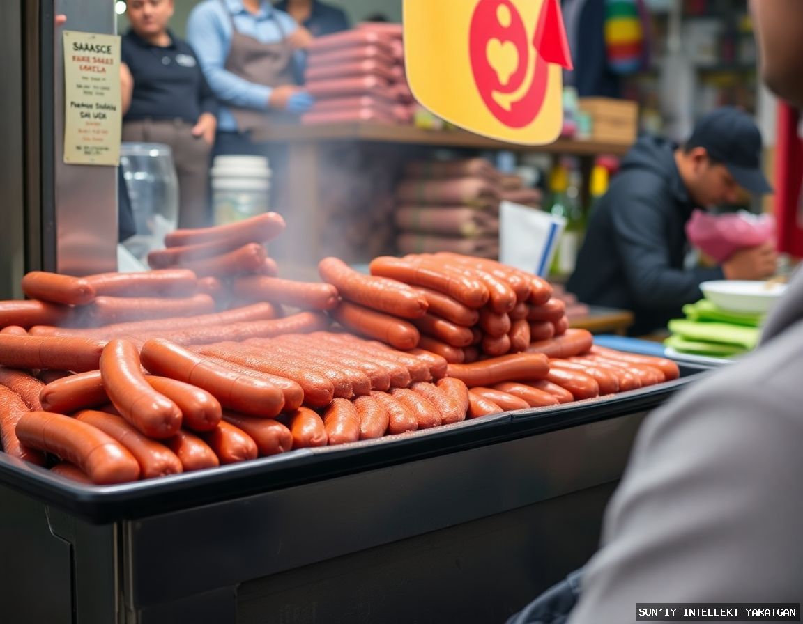 🔴🌭 В Ташкенте продаётся колбаса за 5 тысяч сумов: СЭС заявляет о неизвестном составе и опасности