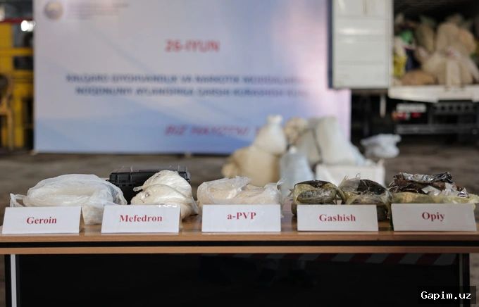 🚨⚖️ В Узбекистане проведена масштабная операция против наркоторговли