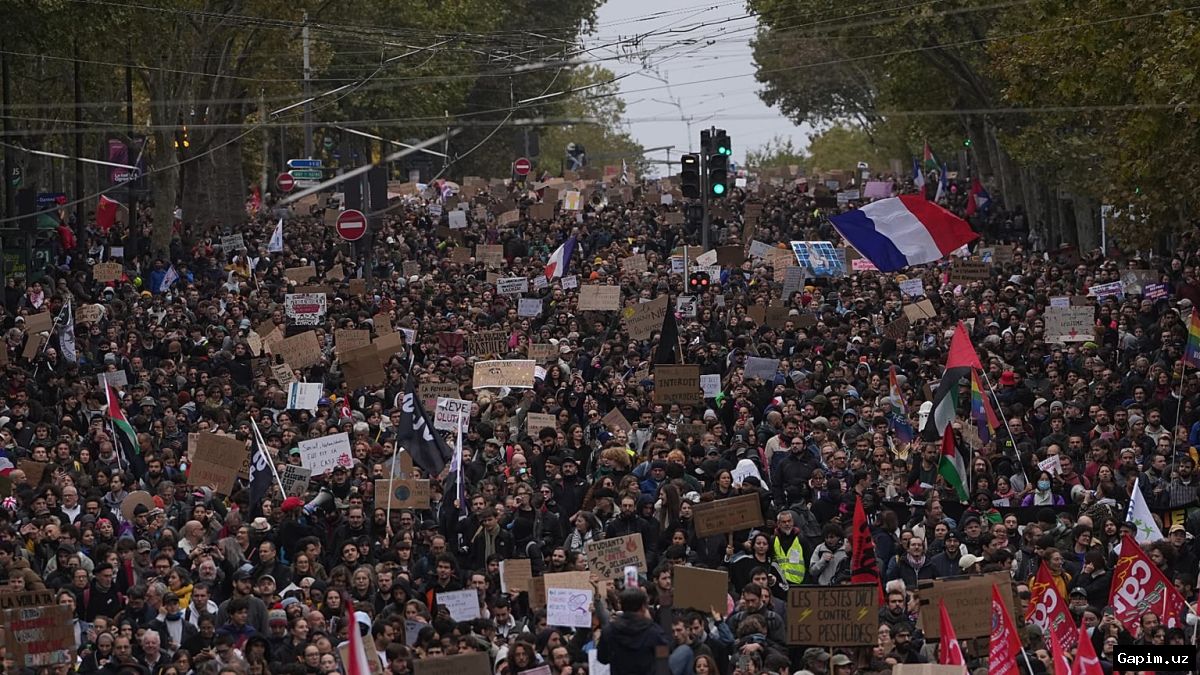🇫🇷⚠️ Frantsiyadagi norozilik namoyishlari va qarama-qarshiliklar davom etmoqda