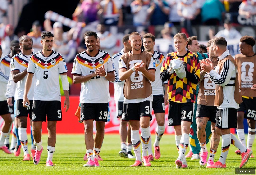 ⚽️🏆 Germaniya Iroq Sohiliga qarshi o'yinda ajoyib qaytish bilan jahon chempionatining pley-off bosqichiga chiqdi
