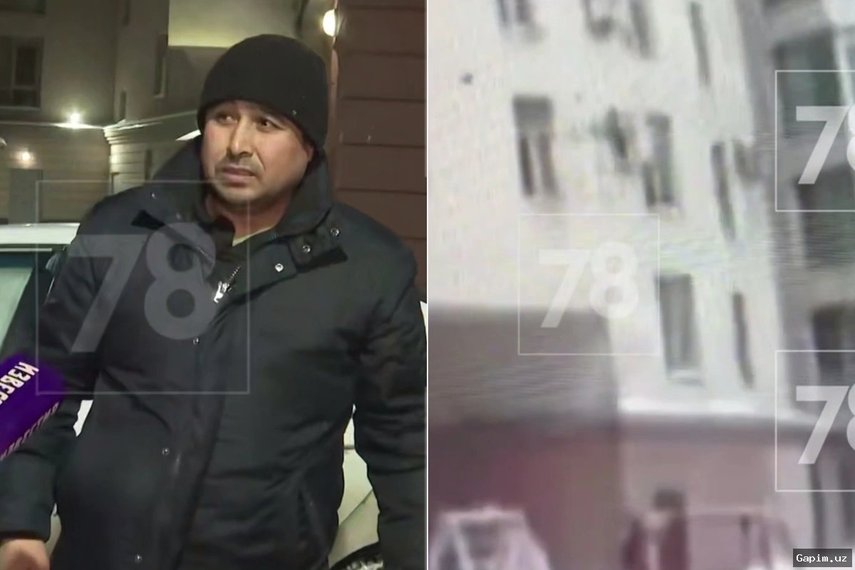 👦🦸‍♂️ Uzbek Janitor Saves Child Who Fell from 7th Floor in St. Petersburg: Boy's Condition Improving