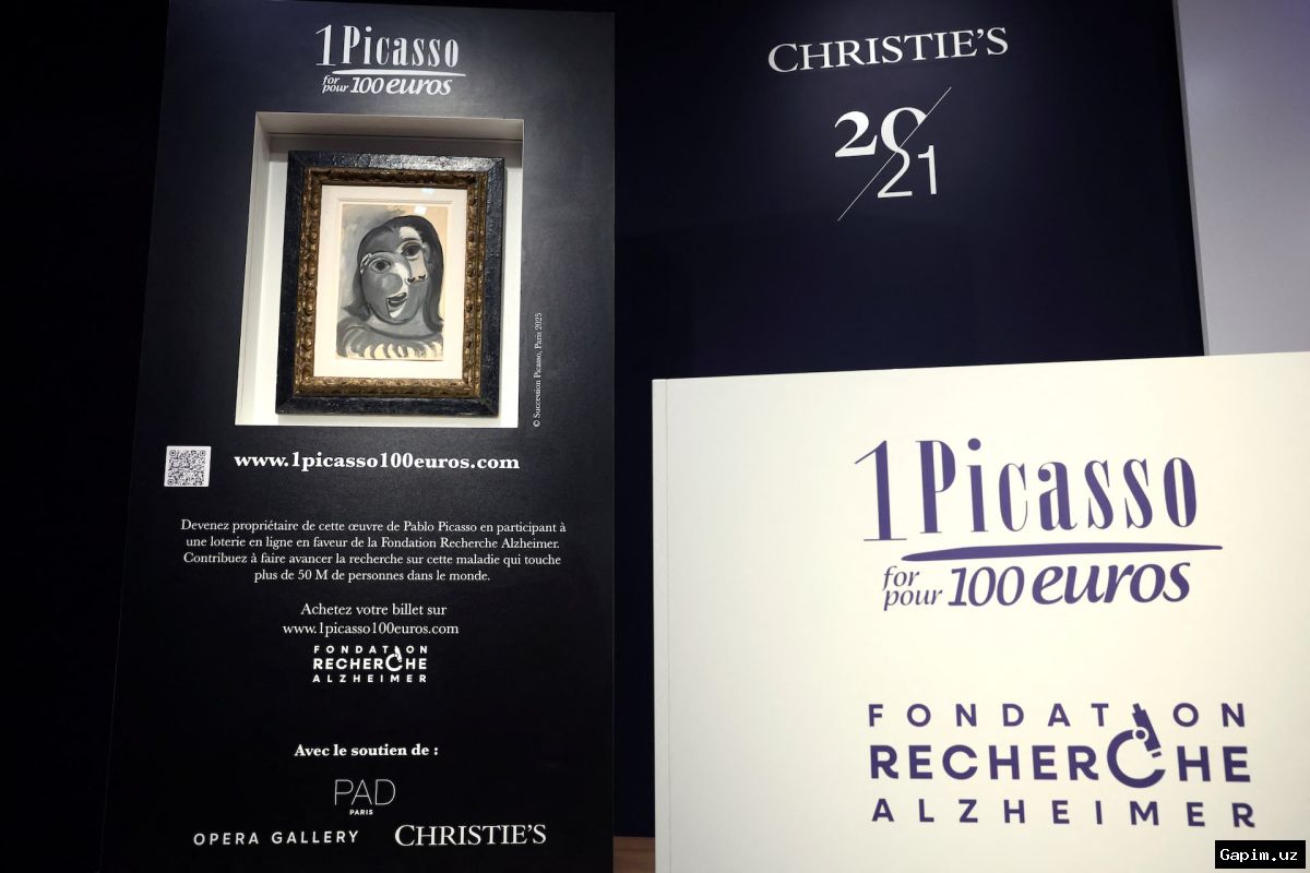 🎨💰 Parijlik muhandis Pablo Pikassoning million yevrolik asarini xayriya lotereyasida yutib oldi