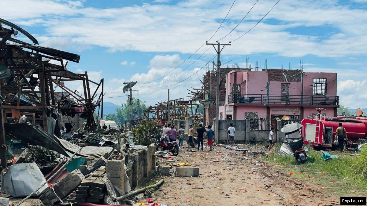 💥🇲🇲 Myanmada portlash: kamida 46 kishi halok bo‘ldi
