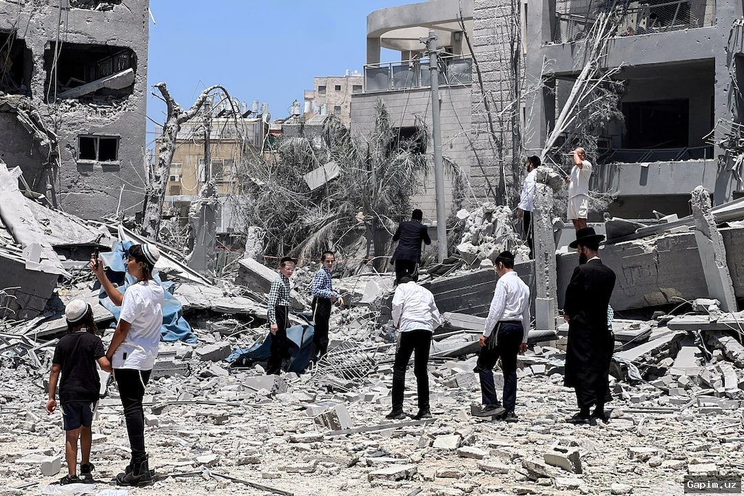 ⚔️💥 Isroil va Eron o‘rtasidagi raketalar almashinuvi davom etmoqda