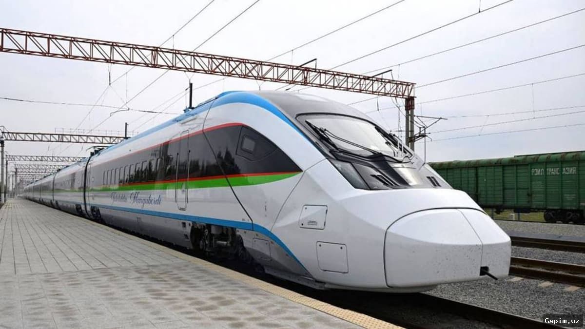 🚆🗺️ Uzbekistan Launches Additional Jaloliddin Manguberdi Electric Train Connecting Tashkent and Khiva