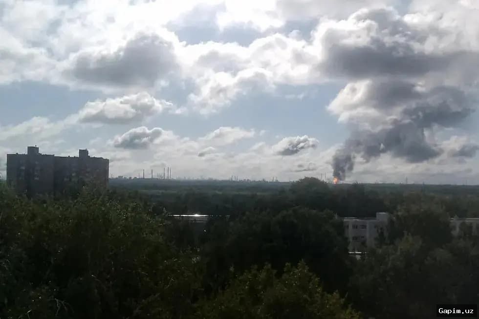 🇺🇿💥 8 Uzbek Citizens Killed in Drone Attack on Nizhnekamsk