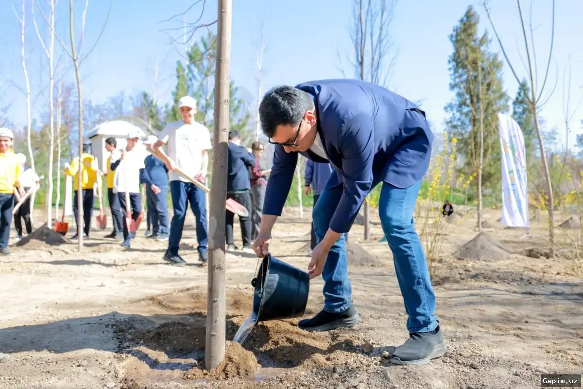 🏞️🌳 Toshkent shahrining Sergeli tumanida sun'iy ko'l va dam olish maskani barpo etilmoqda