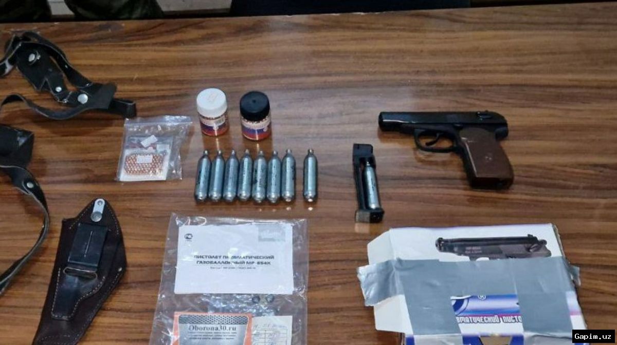 🔫🚫 На пограничном посту «Навои» пресечена попытка ввоза оружия и боеприпасов