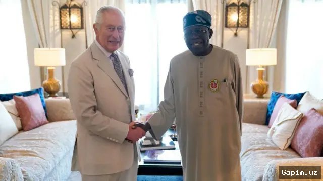 🤝👑 Nigeriya Prezidenti Tinubuning Buyuk Britaniyaga 37 yildan keyingi birinchi rasmiy tashrifi