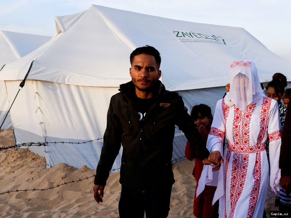 💔⛺ Свадьба в Газе: жизнь начинается в палатке, мечты разрушены