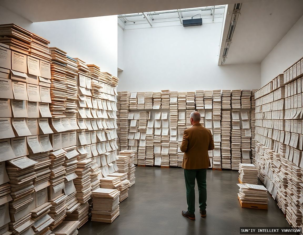 🏛️📚 New York Gallery Becomes Physical Archive of Jeffrey Epstein Cases, Featuring Over 3.5 Million Pages