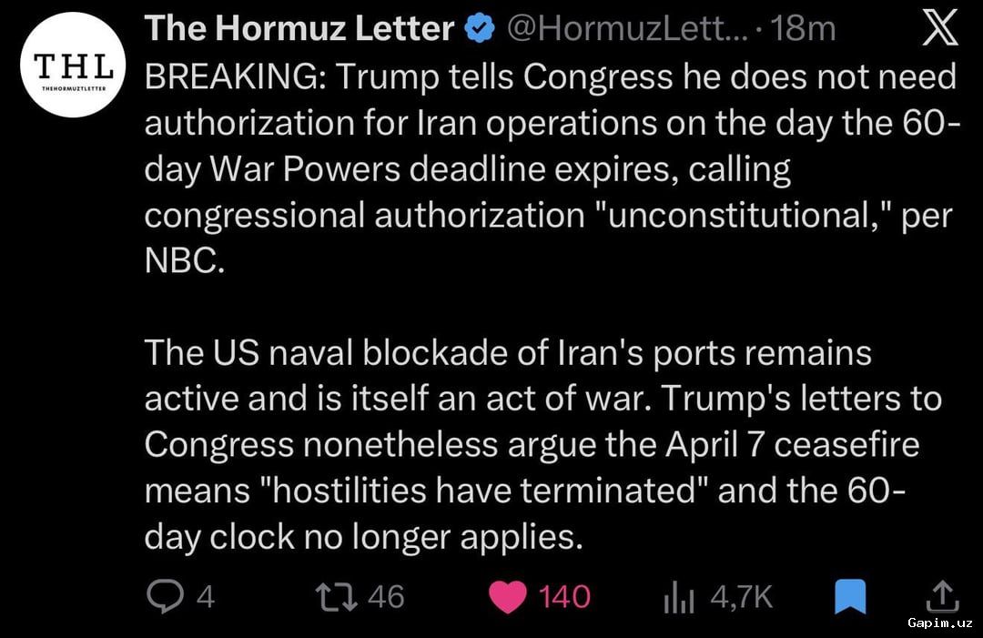 ⚔️📜 Trump declares US hostilities with Iran 'terminated' as he sidesteps Congress on war powers