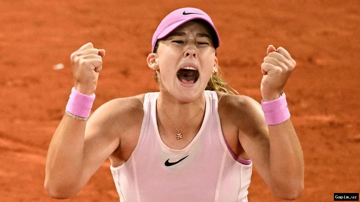 🎾🏆 Russian teen Mirra Andreeva reaches first Grand Slam final at French Open