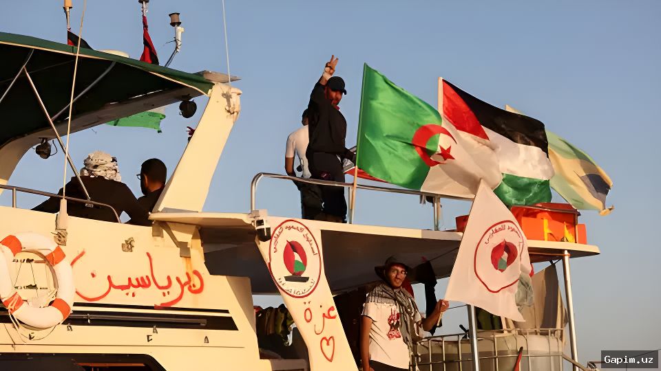 ⚓️🚨 Israeli forces intercept Gaza-bound aid flotilla in international waters