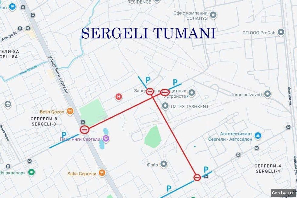 🚧🎉 Traffic restricted in central Tashkent for several days due to festival