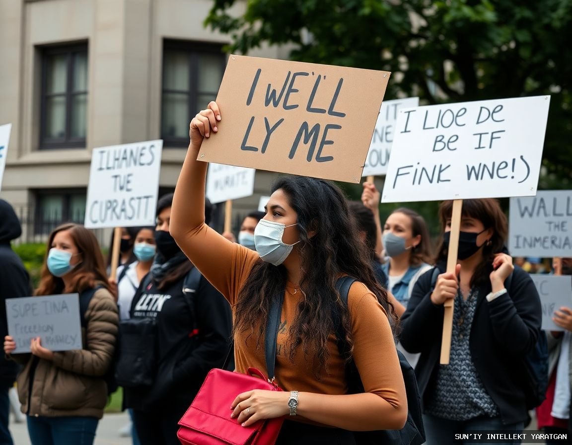 Студенты Колумбийского университета протестуют против ареста ICE в университетском жилье