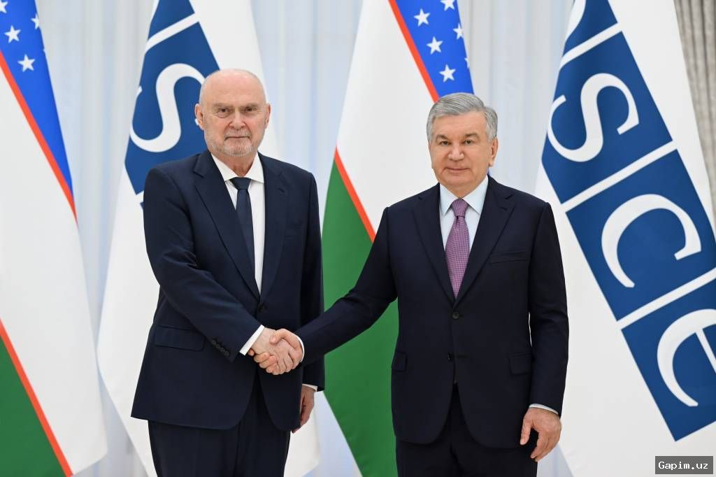 🤝🌍 Prezident Shavkat Mirziyoyev YeXHT Bosh kotibi Feridun Sinirlio‘g‘luni qabul qildi