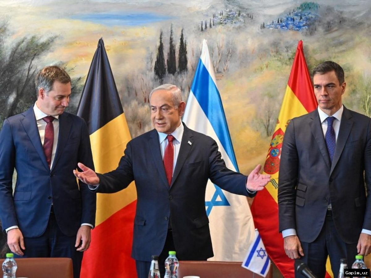 Original: Netanyahu Spain diplomatic dispute ⚔️🇪🇸 Isroil Ispaniyani diplomatik urushda aybladi va markazdan chetlashtirdi