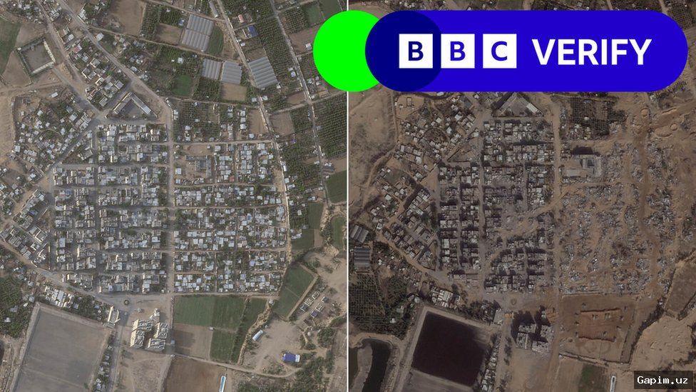 🛰️💔 Спутниковые снимки Google Maps показали масштабы разрушений в Газе