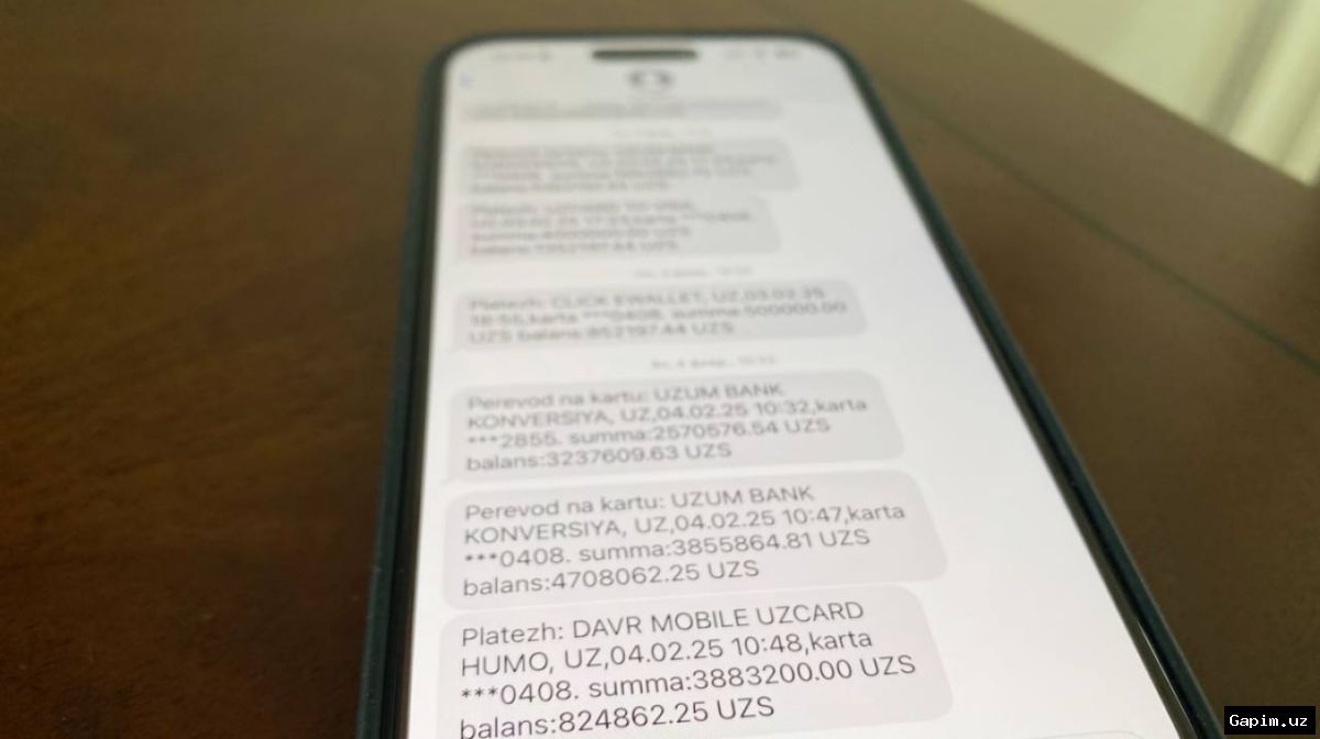 📱💳 Humo kartalari bo‘yicha SMS xabarlar narxi o‘zgarishsiz qoldi