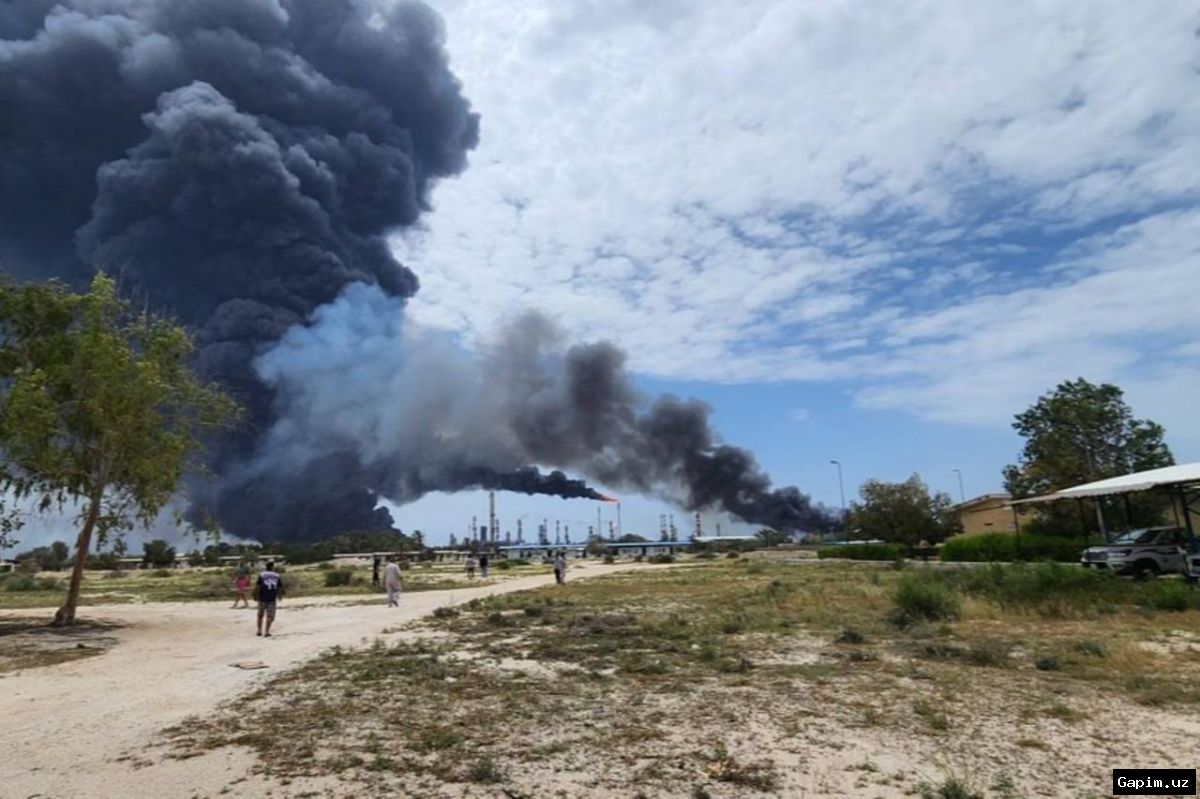 💥🔥 AQSh va Isroil Eron bilan sulh shartnomasidan so‘ng Lavan orolidagi neft zavodiga hujum qildi