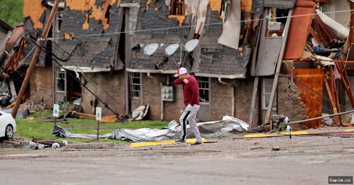 🌪️💀 AQShning Oklahoma va Michigan shtatlarida halokatli tornado