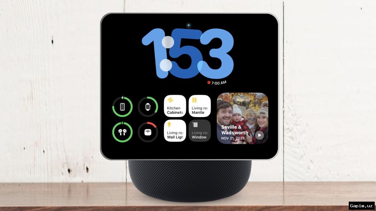 🏠💻 Корпорация Apple представила новое устройство HomeView для управления умным домом