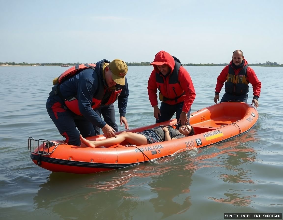 В Нукусе спасатели МЧС извлекли из канала тонувшую женщину