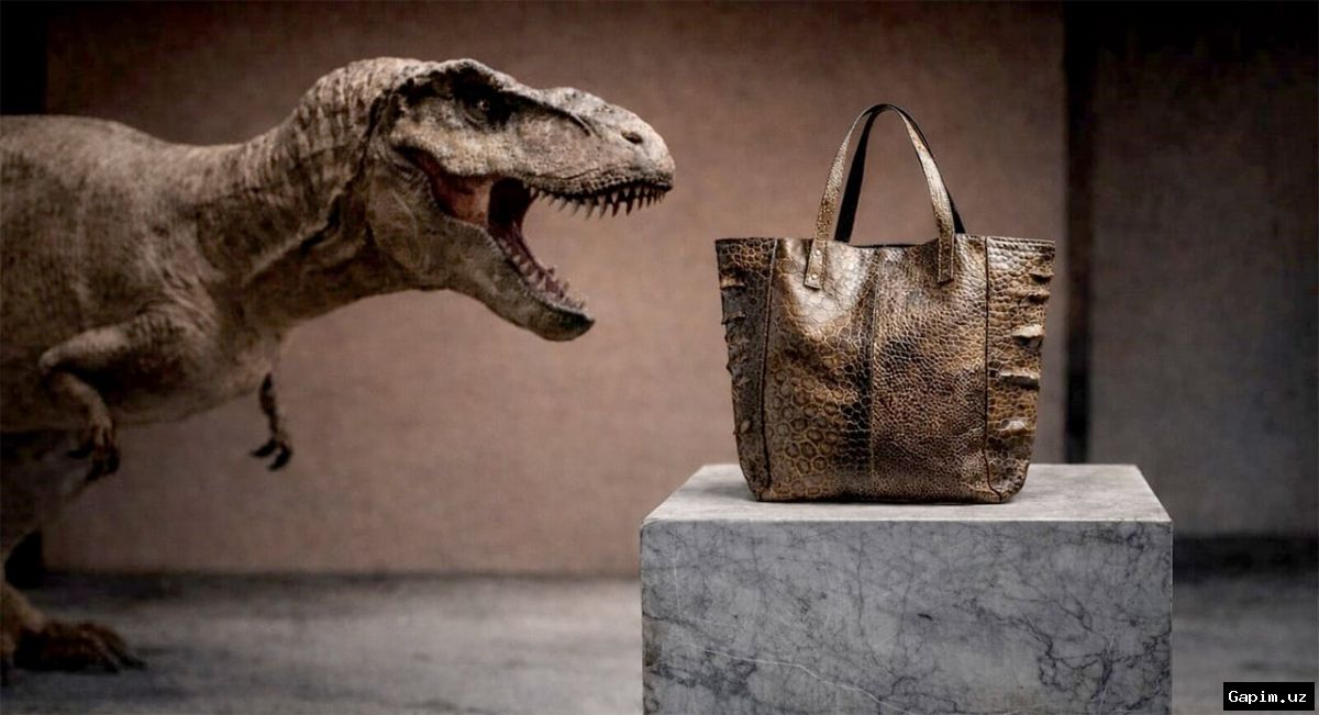 🦖👜 T. rex terisidan tayyorlangan sumka kimoshdi savdosida sotilmadi