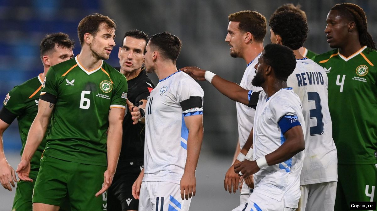⚽️💥 Политический скандал на футбольном поле: матч Ирландии и Израиля завершился ничьей на фоне провокаций