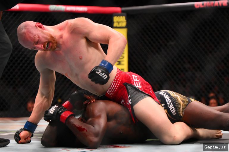 🥊💥 Joe Pyfer Stops Israel Adesanya in Second Round at UFC Fight Night in Seattle