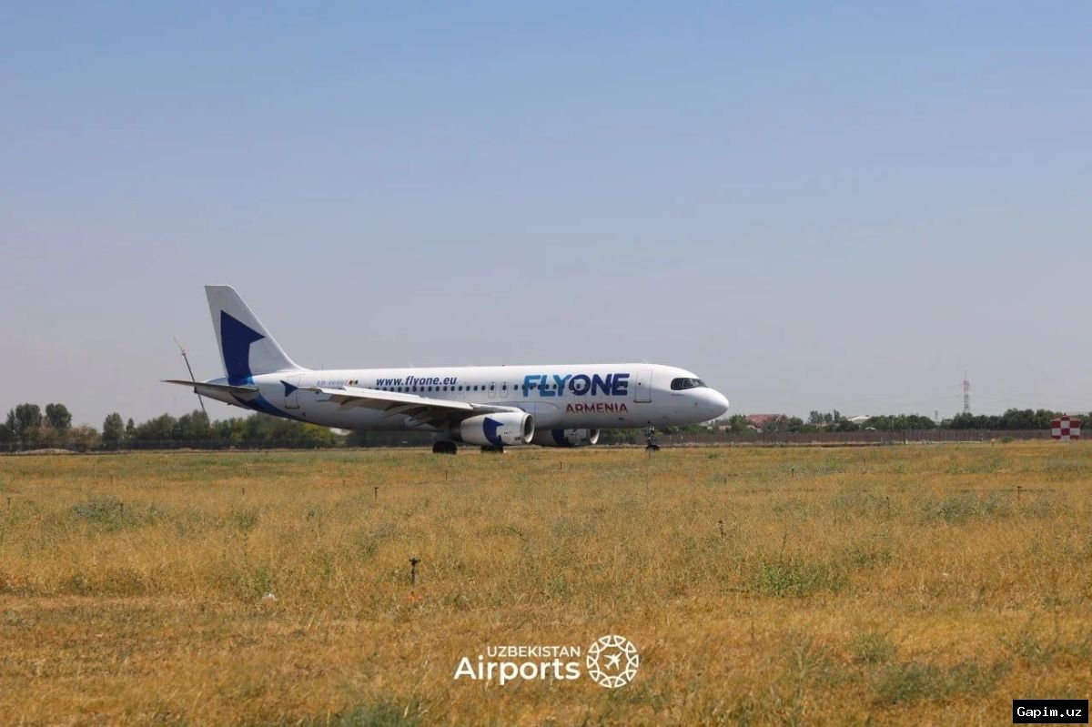 ✈️🇺🇿 В международном аэропорту Ташкента встретили первый рейс авиакомпании FlyOne Armenia из Еревана