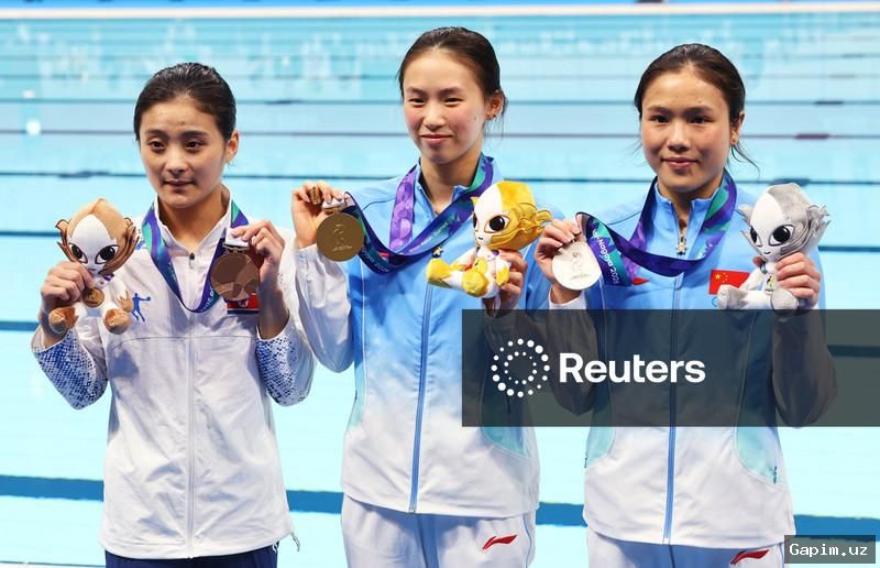 🌊🥇 Китайские прыгуны в воду вновь завоевали золото на Азиатских играх, мэр Нагои извинился