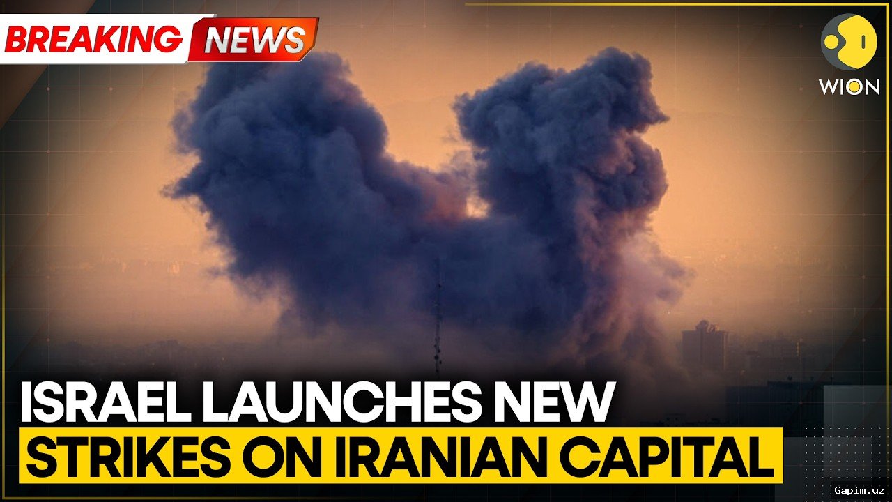 💥🔥 Isroil Eron poytaxti Tehronni yangi hujumlar bilan bombardimon qilmoqda