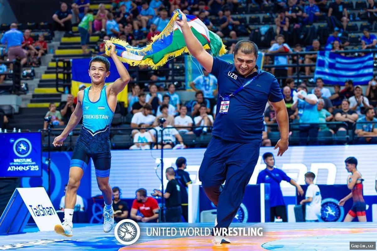 🤼‍♂️🏆 Узбекский борец Абдулазиз Холмирзаев завоевал бронзу на юниорском чемпионате мира U17