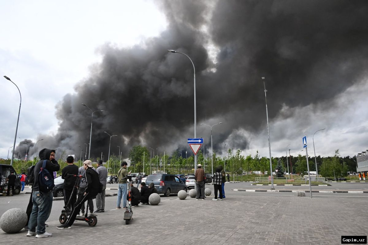 🇺🇦💥 Ukraina dronlari Moskva neftni qayta ishlash zavodiga ikkinchi marta hujum qildi