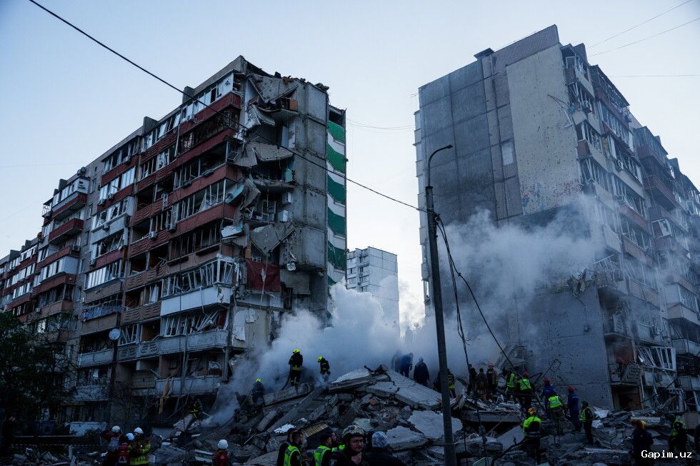 💥🚨 Kiyevga tungi raketa hujumi: kamida 15 kishi halok bo‘ldi