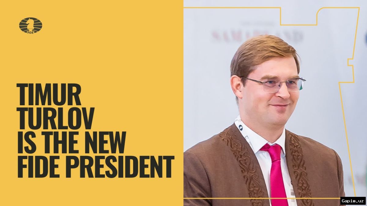 ♟️🏛️ Timur Turlov elected FIDE President