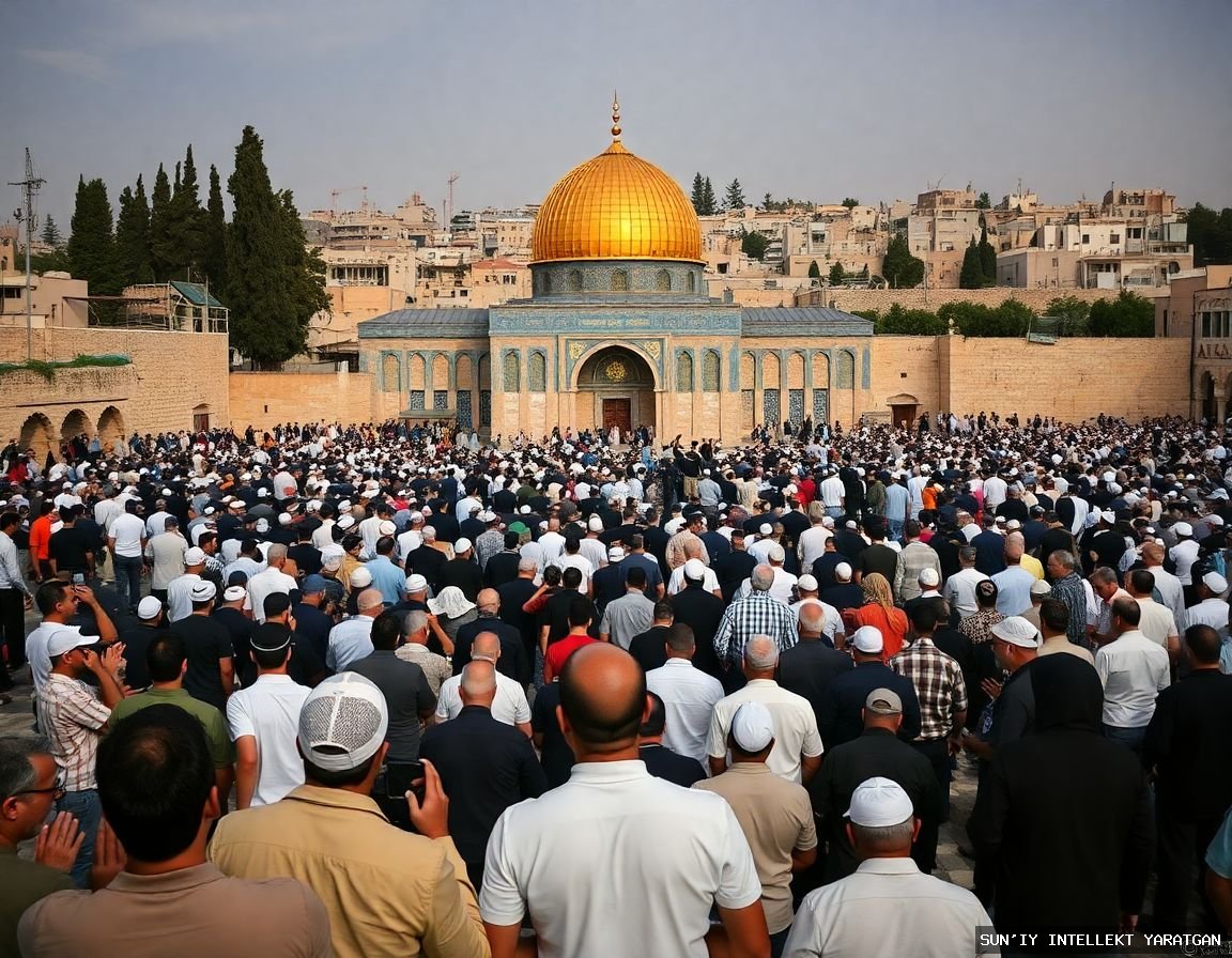Ramazonning ikkinchi jumasida 100 ming kishi Al-Aqsa masjidida namoz o‘qidi