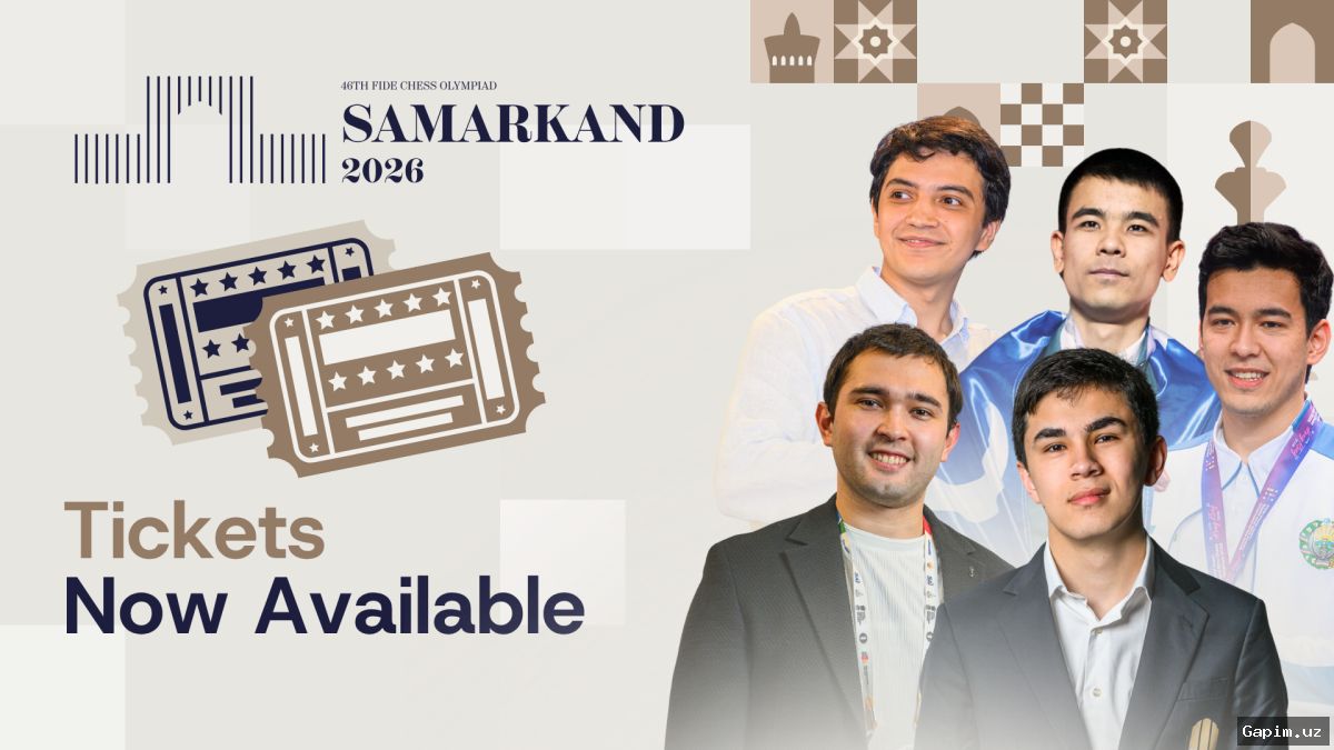 ♟️🇺🇿 Uzbekistan men's chess team crushes Hungary 4-0 at Samarkand Olympiad
