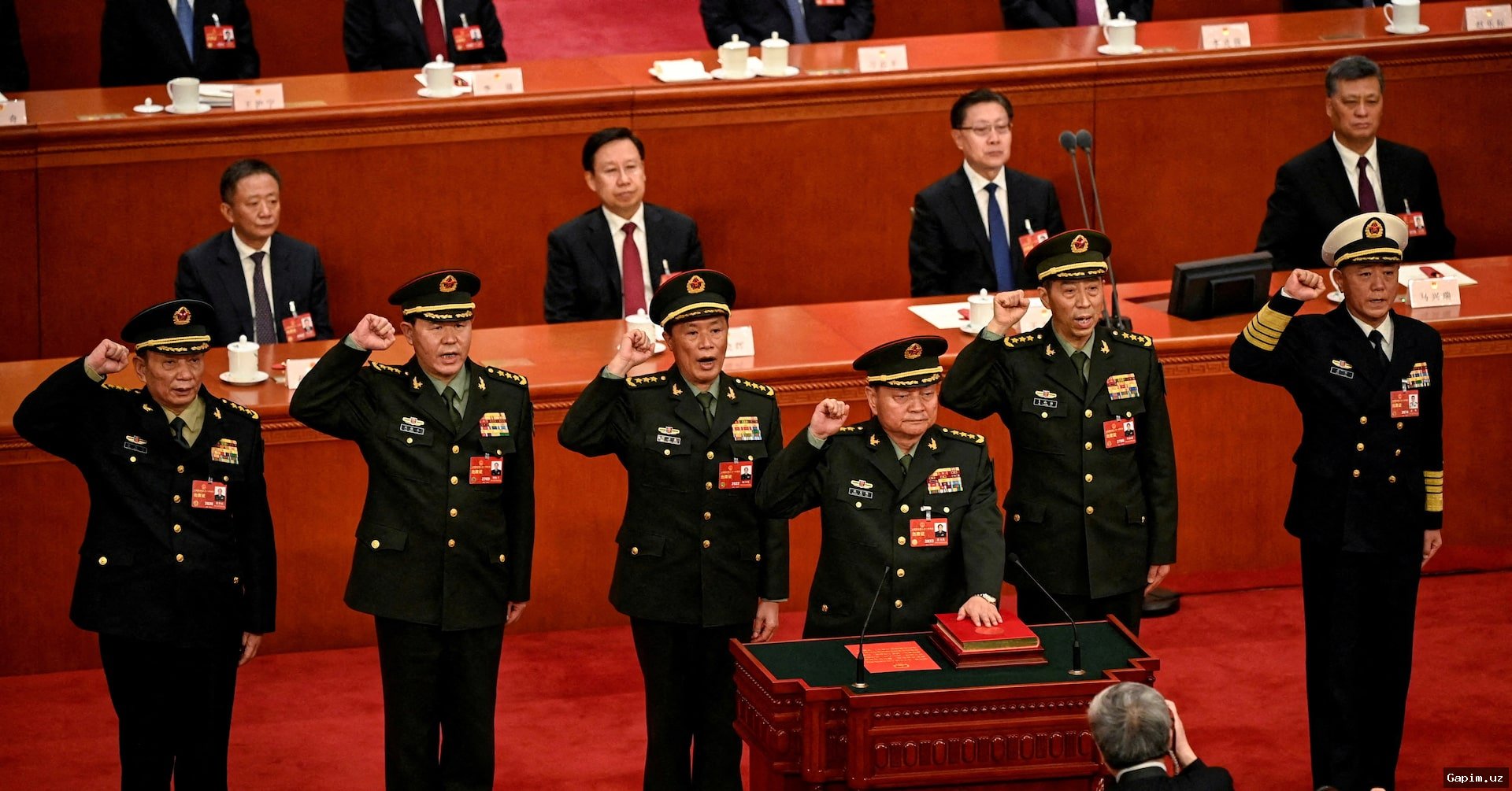 ⚖️ Xitoyning 'Ikki sessiya' tadbirida delegatlar yig'ilishidan oldin yana uch general lavozimidan chetlashtirildi