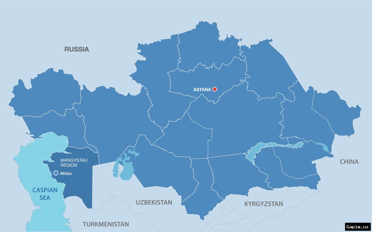 🚗💸 Uzbek Blogger Fined in Kazakhstan for Driving Car into Caspian Sea